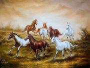unknow artist Horses 011 Spain oil painting artist